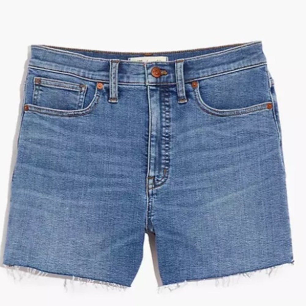 Madewell high rise denim cutoff shorts